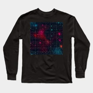 Infinite Expansion - Infinite Space Seamless Pattern Long Sleeve T-Shirt